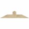 Ekena Millwork Portland Rough Sawn Timber Gable Bracket, Douglas Fir, 48"W x 12"H x 6"D x 6"F, 6/12 Pitch GBW048X12X0606POR00RDF - alternate 1